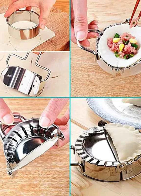 Ravioli Maker Stainless Steel Dumpling Mold Dumpling Wrapper Mold Dough Press Cutter Empanada Press Pie Ravioli Press