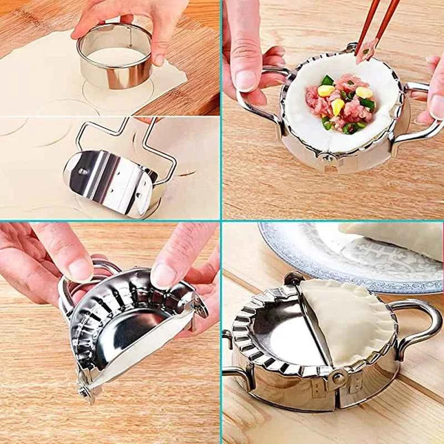 Ravioli Maker Stainless Steel Dumpling Mold Dumpling Wrapper Mold Dough Press Cutter Empanada Press Pie Ravioli Press