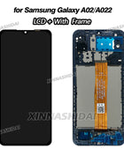 6.5-inch LCD Display for Samsung Galaxy A02, Touchscreen Digitizer for Samsung A022 LCD SM-A022M A022F A022G, Spare Parts