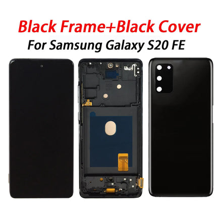 S20 FE display Per Samsung S20 FE lcd SM-G781 G781U G781B Display LCD Con Telaio Touch Screen Digitizer Assembly sostituzione