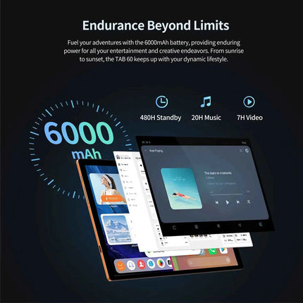 Tablet BDF-i17 da 10.1 pollici, Octa Core, 6GB di RAM, 128GB di ROM, Dual SIM, chiamate, WiFi, Bluetooth, Google Play, Tablet PC Android 13