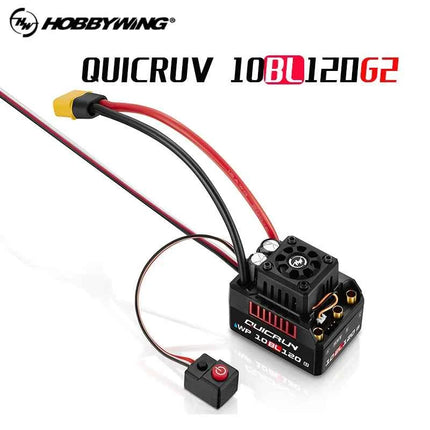 Hobbywing QUIRUN WP 10BL120 G2 Waterproof Brushless Speed Controller ESC and 3652 & 3660 SL G2 Motor for Car Toys 1/10 1/12 RC