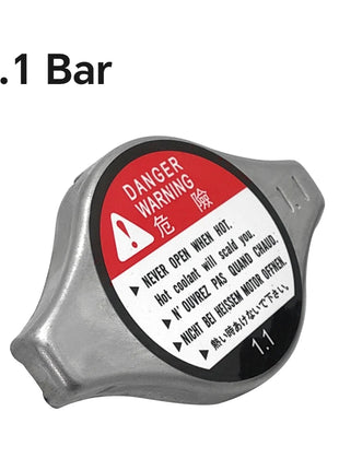 1 Pezzo Tappo Universale per Radiatore Auto 0.9/1.1, Coperchio Antiscottatura per Serbatoio Acqua Radiatore, Compatibile con Honda, Civic, Odyssey, Fit