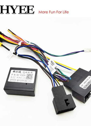 Adattatore per cablaggio Android per auto Decodificatore CAN Bus Spina da 16 pin a 24 pin Cavo connettore unità principale ACM per Ford Focus MK3 Fiesta Mondeo