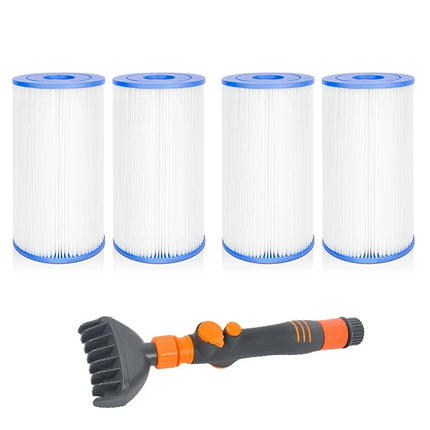 1-6pcs Tipo III Cartuccia del filtro della piscina per Bestway 58012E Tipo III/A Cartuccia della pompa del filtro della piscina esterna Parte di ricambio