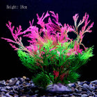 Artificial Aquarium Decor Plants Water Weeds Ornament Aquatic Fish Tank Simulation Grass Flower Decoration Accessories
