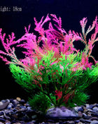 Artificial Aquarium Decor Plants Water Weeds Ornament Aquatic Fish Tank Simulation Grass Flower Decoration Accessories