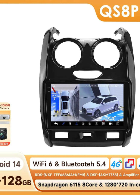 Android Car Radio Player audio for Renault Duster 2015 - 2020 wireless Carplay Android Auto 2din GPS Intelligent Multimedia DSP