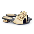 Pantofole estive stile italiano stile dolce per la festa di nozze reali sandali con cinturino alla caviglia scarpe da sposa da donna con strass eleganti