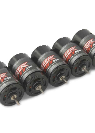 RC 550 Brushed Motor Waterproof 12T 21T 29T 35T 55T for 1/10 RC Crawler Axial SCX10 AXI03007 JL 90046 Traxxas TRX4 TRX6 RC Parts