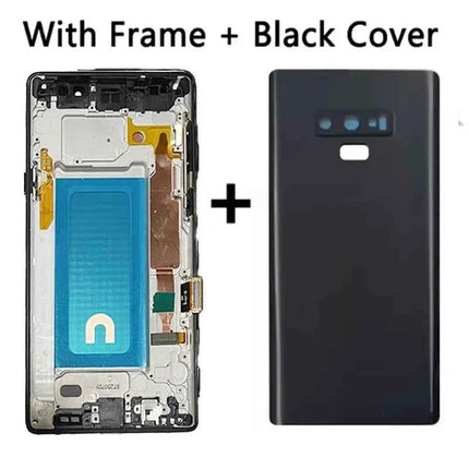 100% Test For Samsung Note9 LCD Display Touch Screen Digitizer Assembly For Samsung Note 9 N960F N960U N9600 LCD Frame