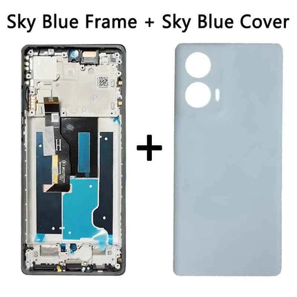 6.7'' P-OLED edge50Fusion Display For Motorola Moto Edge 50 Fusion LCD Display Touch Screen Digitizer Assembly With fingerprint