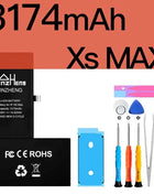 PINZHENG Real High Capacity Battery For iPhone 8 SE2020 6 6S 7 8Plus X Xs Max Xr Phone Replacement Batteries Warranty One Year