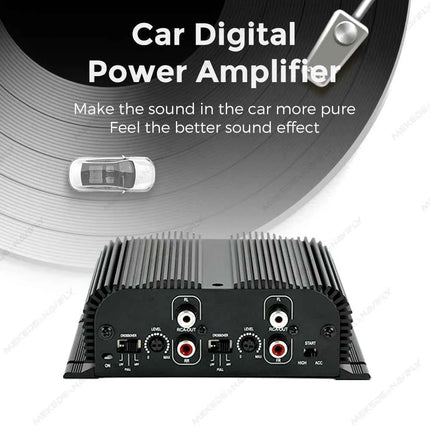 Car Digital Power Amplifier Digital Audio Processor Stereo Amplifier Digital Bass Amplifier Mini AMP Driver Lossless Music Amp