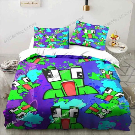 Cartoon Funny Play Unspeak.able Comfortable Duvet Quilt Cover Pillowcase Bedding Set Children Bedroom Decoration Home Textile