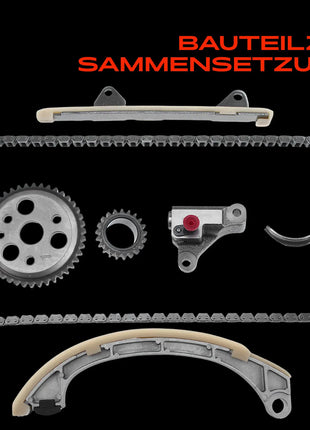 Set catena di distribuzione Frankberg 1x per Daihatsu Sirion M1 M3 Terios J1 YRV M2 Copen Extol Bus 1.3L WG2112219 WG1488275