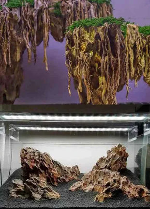 250g 500g 1000g Natural Aquarium Decor Stone Rockery Landscaping Fish Tank Microporous Stone Good for Plants Growth