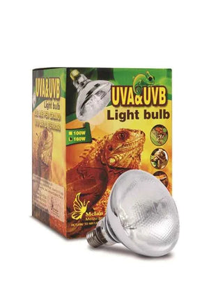 MCLANZOO All-in-One Reptile Sun Lamp | UVA, UVB & Heat in One | For Desert Tortoise & Bearded Dragon