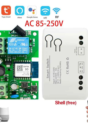 Tuya WiFi Smart Garage Door Opener Switch Sliding Gate Controller Work With Alexa Echo Google Home SmartLife APP Remote Control