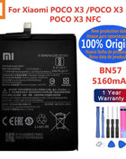 Original Battery For Xiaomi Poco F3 ,11i ,11T Pro ,12T Pro ,Redmi Note 10 10S ,Redmi K40 Pro K50 Ultra ,POCO X3 Pro X4 GT M5s
