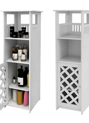 Waterproof Bathroom Cabinets, Bathroom Storage Units With Open Storage Shelf, Corner Organizer For Bedroom, Kitchen, Hallway