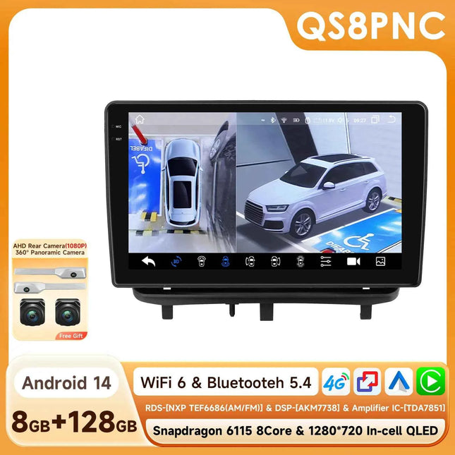 Hizpo Car Radio Multimedia Player For Opel Corsa D 2007-2012 Hatchback Van Wireless CarPlay Android 14 Auto Intelligent System