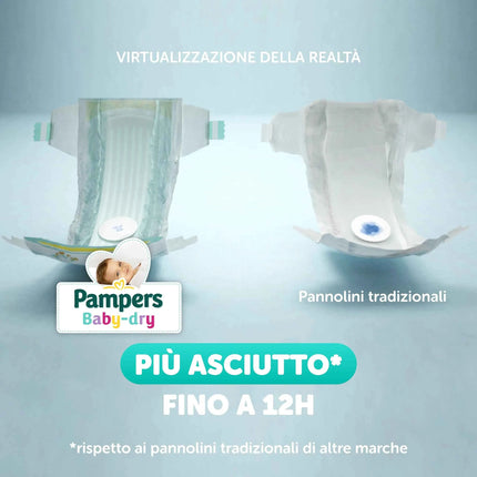 Pampers Baby Dry Maxi, DWCT Double Pack, Size 4 (7-18 kg), 34 Diapers