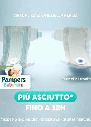 Pampers Baby Dry Junior, Double DWCT Package, Size 5 (11-25 kg), 32 Diapers