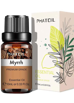 PHATOIL Natural Plant Essential Oil 10ml Eucalyptus Lavender Bergamot Vanilla Peppermint 1PCS Aroma Essential Oils For Diffuser