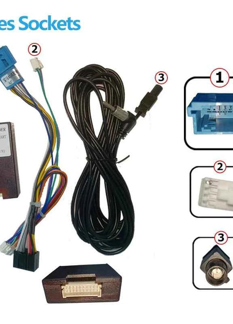 Android Autoradio Canbus Box Decoder Per BMW E46 E39 E53 X5 3/5 Serie 16 pin Cablaggio Spina Cavo di Alimentazione adattatore