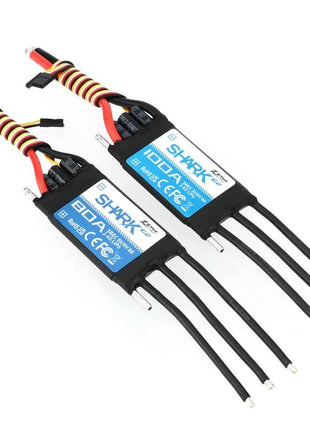 ZTW 32-Bit ESC Shark G2 20A 30A 40A 50A 60A 80A 100A SBEC 5V/6V 8A Brushless Speed Controller for RC Boat Underwater Thruster