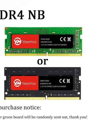 Yeemix Memoria DDR4 4GB 32GB 16GB 8GB 2133 3200 2400 2666MHz Laptop Ram 1.2V SODIMM Notebook Memory for Intel&AMD 260Pin mini pc