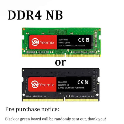 Yeemix Memoria DDR4 4GB 32GB 16GB 8GB 2133 3200 2400 2666MHz Laptop Ram 1.2V SODIMM Notebook Memory for Intel&AMD 260Pin mini pc
