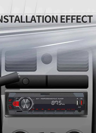 Hikity Universal 1DIN Car MP3 Player Bluetooth High Quality FM USB TF Car Radio Voice Assistant APP Mobile Phone Remote Control