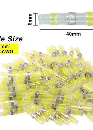 Waterproof Solder Seal Heat Shrink Tube Sleeves Electrical Wire Connector Butt Splice Terminals Heat Shrinkage Cable Connectors