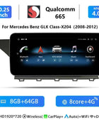 10.25''Android 14 AutoRadio for Mercedes Benz GLK Class X204 2008-2015 Car Multimedia Screen System Player GPS Navi Carplay Auto