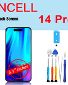 PINZHENG High Quality INCELL LCD OLED Screen for iPhone 14 Pro 15 Plus 13 Pro Max Display for iPhone Replacement with Tools