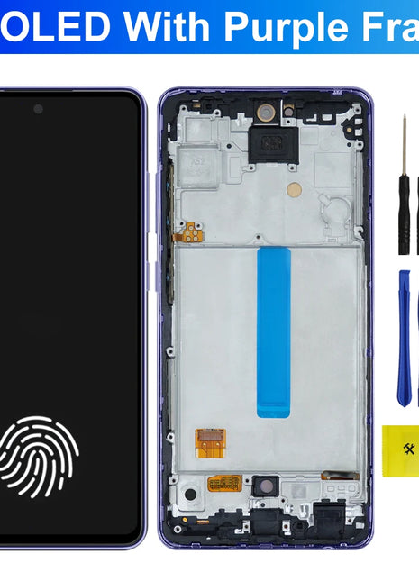 Super AMOLED A52S 5G A528B A528B/DS A528N Schermo per Samsung Galaxy A52s 5G Display LCD Touch Screen Digitizer Assembly