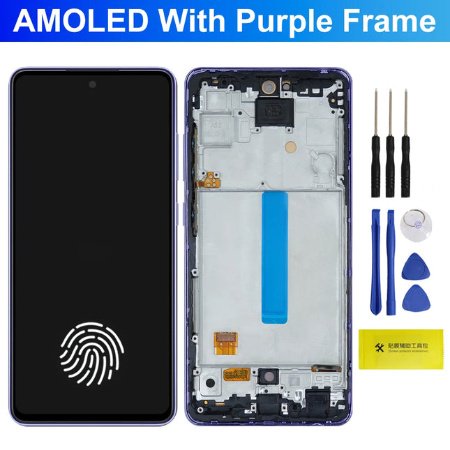 Super AMOLED A52S 5G A528B A528B/DS A528N Schermo per Samsung Galaxy A52s 5G Display LCD Touch Screen Digitizer Assembly