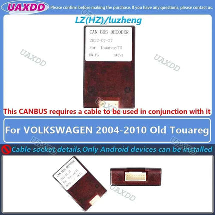 Per VOLKSWAGEN 2 Din Car Golf Tour 7 6 Touareg PASSAT Tiguan Lamando POLO SCIROCCO Lavida Touran Saqitar BORA decoder canbus box