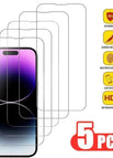 5pcs / for iphone 13pro max / Tempered glass