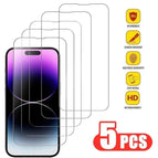 5pcs / for iPhone 13 Pro Max / Vetro temperato