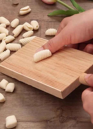 Wooden Butter Table and Popsicles Wooden Garganelli Board Natural Wood Practical Pasta Gnocchi Macaroni Board Making Handmade