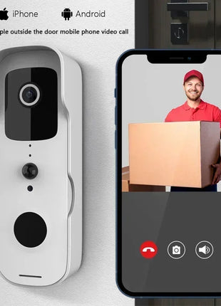2026 Smart Video Campanello Impermeabile Visione Notturna Spioncino 1080P FHD Macchina Fotografica Citofono Visivo Digitale WIFI 2.4G Tuya campanello per porte