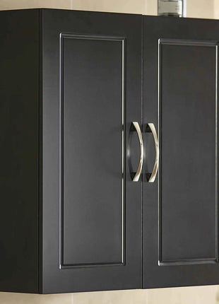 SoBuy FRG231 Hanging wardrobe Bath wardrobe with Two Doors Kitchen wardrobe Medicine wardrobe Closet Bathroom furniture