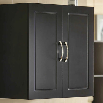 SoBuy FRG231 Hanging wardrobe Bath wardrobe with Two Doors Kitchen wardrobe Medicine wardrobe Closet Bathroom furniture