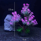 Artificial Aquarium Decor Plants Water Weeds Ornament Aquatic Fish Tank Simulation Grass Flower Decoration Accessories