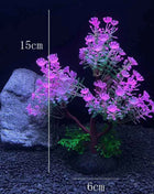 Artificial Aquarium Decor Plants Water Weeds Ornament Aquatic Fish Tank Simulation Grass Flower Decoration Accessories