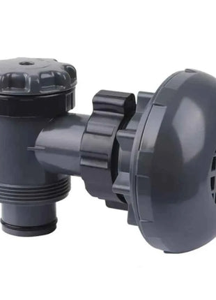 Valvola a Stantuffo On/Off per Piscina, Connessione Filtro Pompa 38mm, per Bestway e INTEX, Accessori di Ricambio per Giardino Esterno
