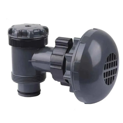 Valvola a Stantuffo On/Off per Piscina, Connessione Filtro Pompa 38mm, per Bestway e INTEX, Accessori di Ricambio per Giardino Esterno